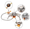 Split Burner 3000W Outdoor Folding Gas Stove