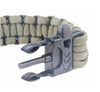 4 in 1 Flint Fire Starter Paracord Rescue Rope Escape Bracelet