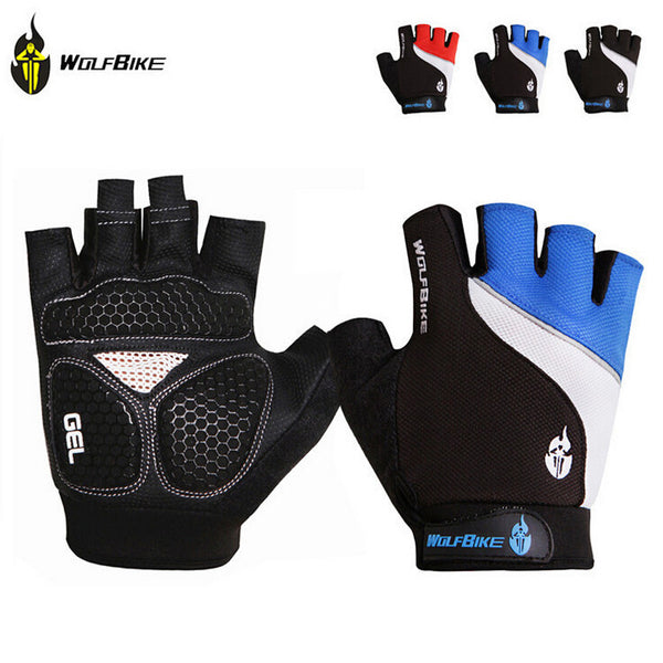 Wolfbike MTB Fingerless Cycling Gloves