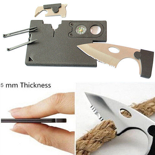 Multi Purpose Pocket Credit Card Survival Knife